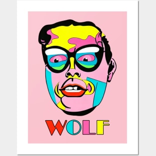 WOLF Pop Art Surreal Magic Human | Big Boss Posters and Art